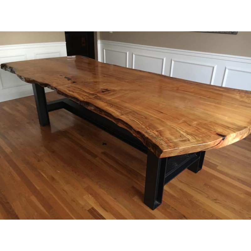 Large live edge slab table UTS Website Sales