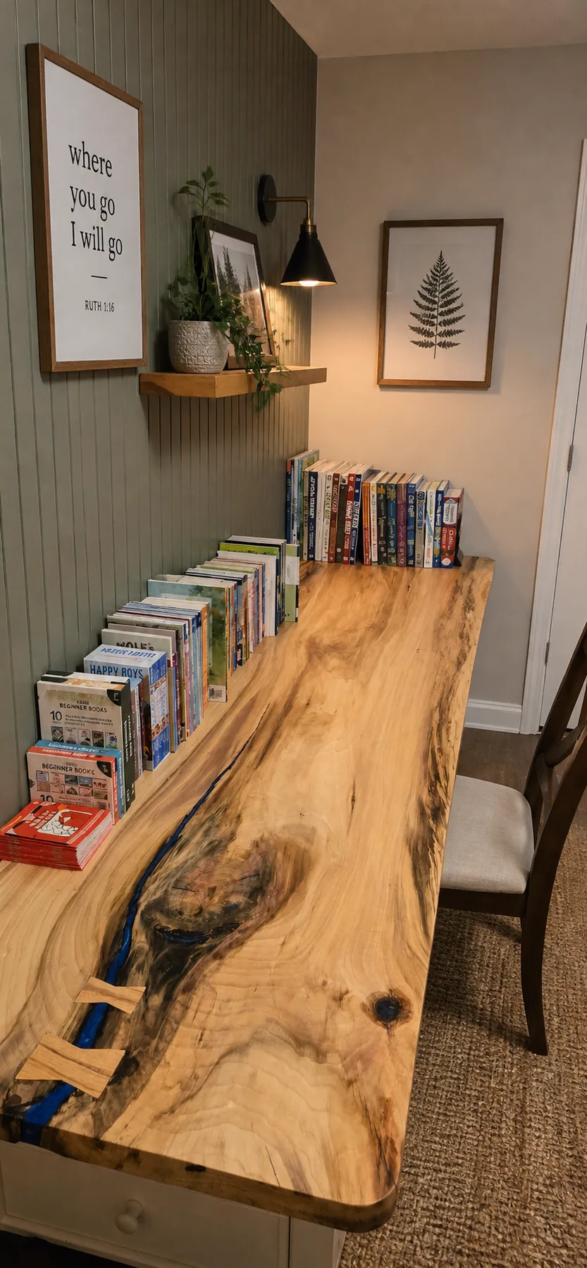 9 foot poplar desktop