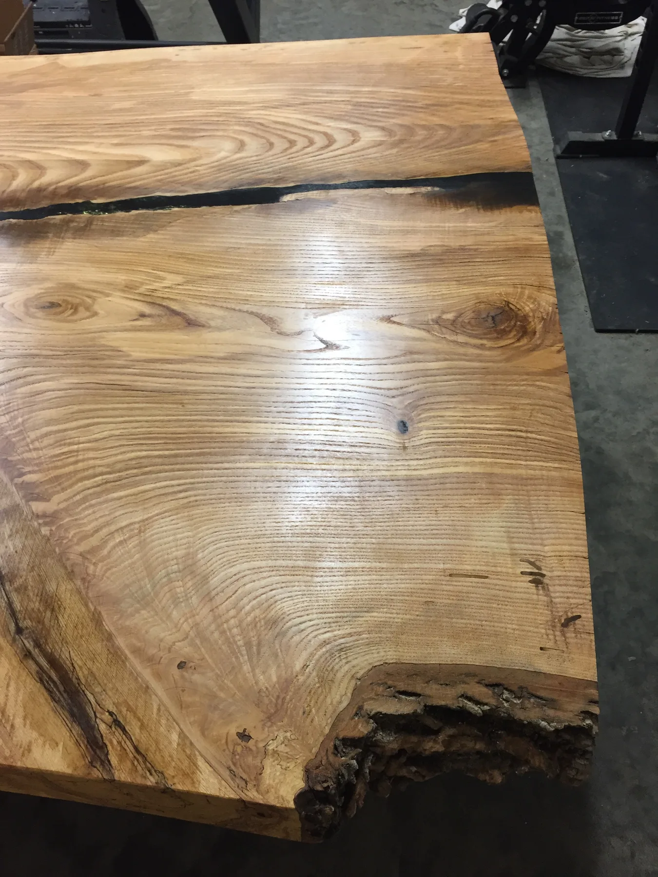Ash Dining Table behind the build photo 3