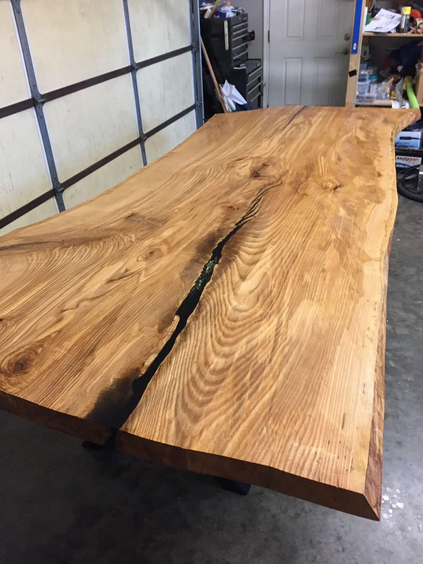 Ash Dining Table behind the build photo 6