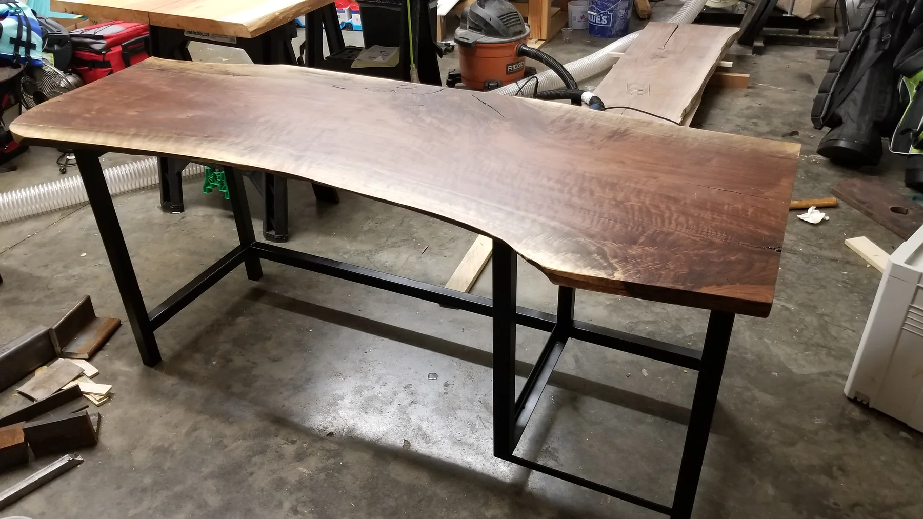 Custom desks behind the build photo 4