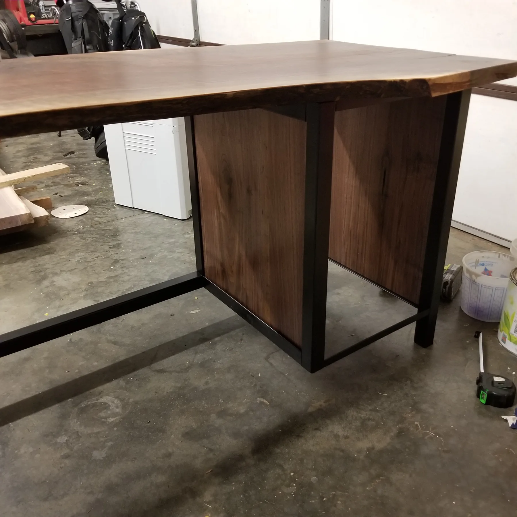 Custom desks behind the build photo 7