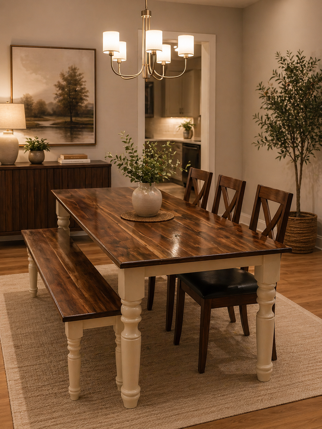 Farmhouse table photo 1