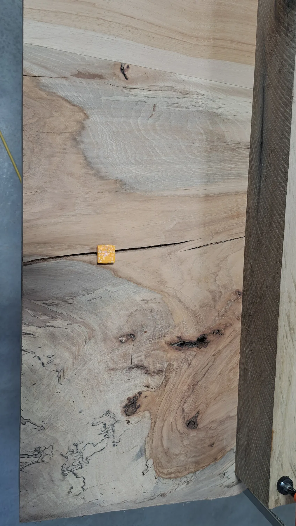 historic pecan dining table behind the build photo 6
