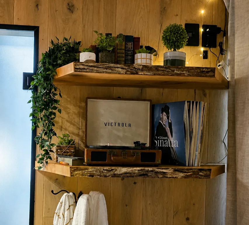 Live Edge Ambrosia Maple Shelves photo 1