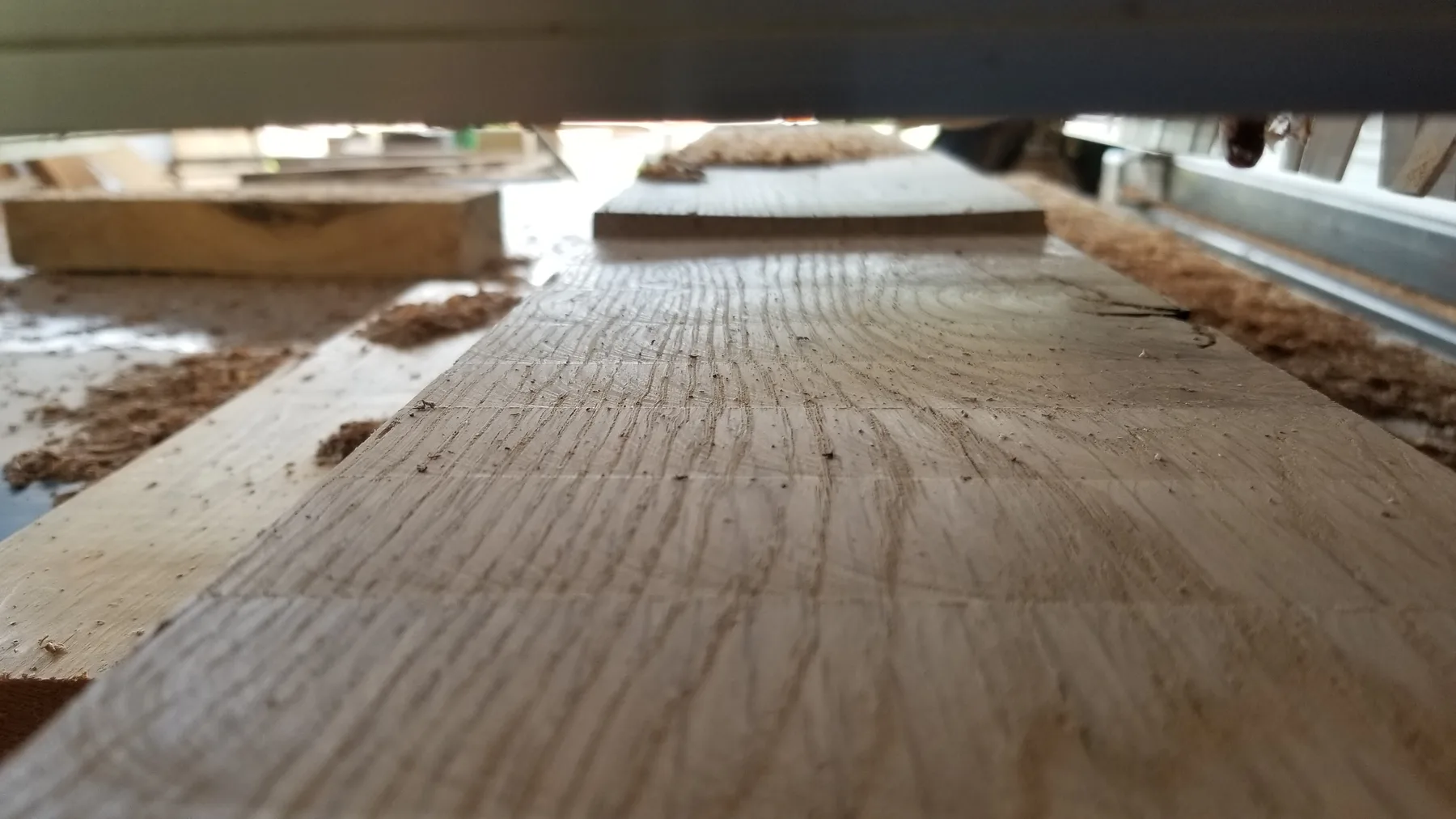 Pair of ash tables behind the build photo 2