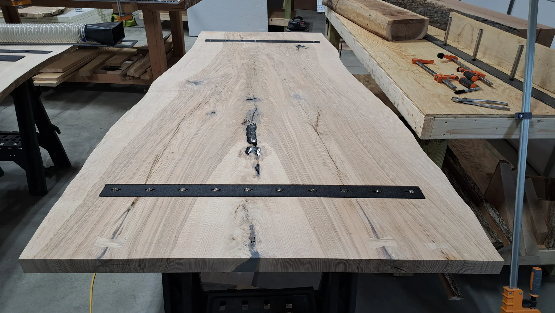 Pair of ash tables behind the build photo 6